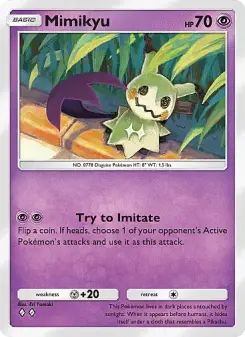 Mimikyu – Carta Pokémon TCG