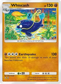 Whiscash – Carta Pokémon TCG