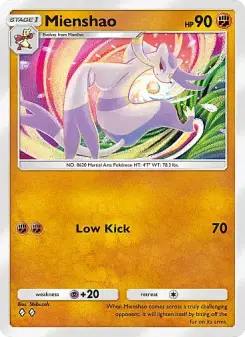 Mienshao – Carta Pokémon TCG