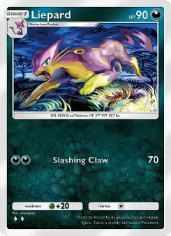 Liepard – Carta Pokémon TCG