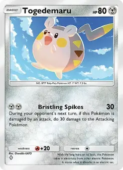 Togedemaru – Carta Pokémon TCG