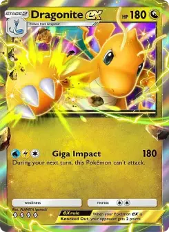 Dragonite ex – Carta Pokémon TCG