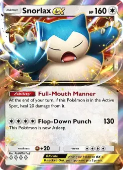 Snorlax ex – Carta Pokémon TCG