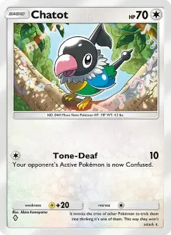 Chatot – Carta Pokémon TCG