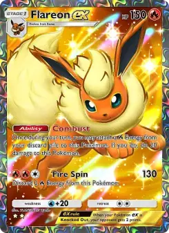 Flareon ex – Carta Pokémon TCG