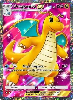 Dragonite ex – Carta Pokémon TCG