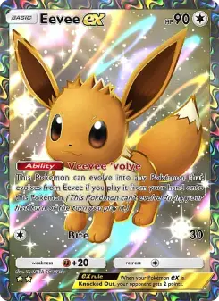Eevee ex – Carta Pokémon TCG
