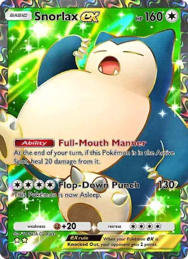 Snorlax ex – Pokémon TCG