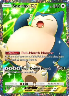 Snorlax ex – Carta Pokémon TCG