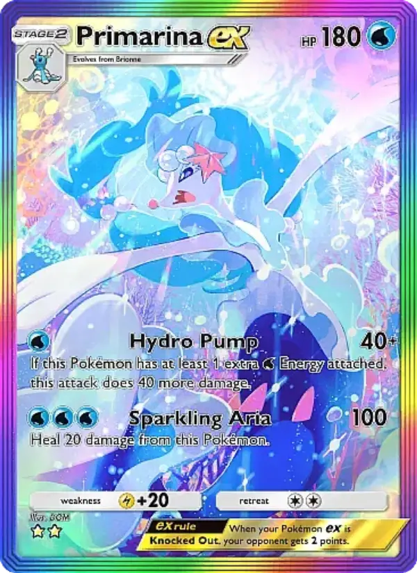 Primarina ex – Pokémon TCG