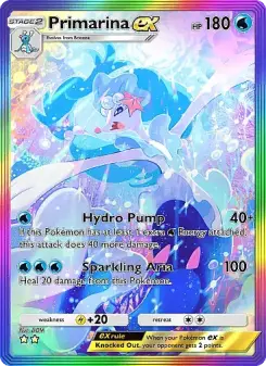 Primarina ex – Carta Pokémon TCG