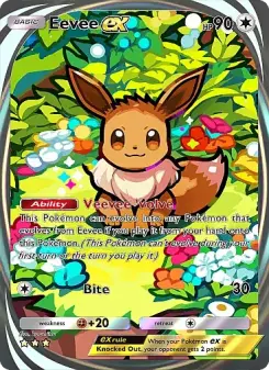 Eevee ex – Carta Pokémon TCG