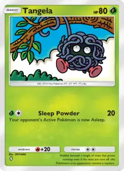 Tangela – Carta Pokémon TCG