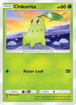 Chikorita – Carta Pokémon TCG