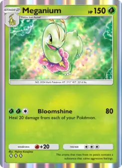 Meganium – Carta Pokémon TCG