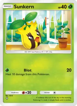 Sunkern – Carta Pokémon TCG