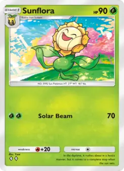 Sunflora – Carta Pokémon TCG
