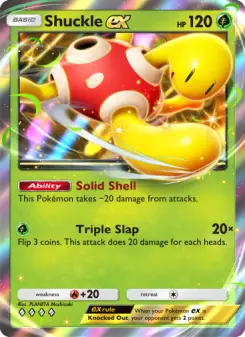 Shuckle ex – Carta Pokémon TCG