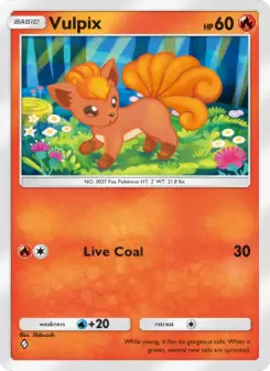 Vulpix – Carta Pokémon TCG