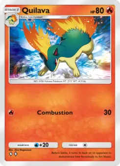 Quilava – Carta Pokémon TCG