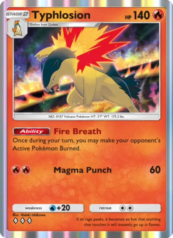 Typhlosion – Pokémon TCG