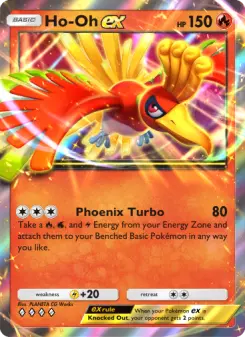 Ho-Oh ex – Carta Pokémon TCG
