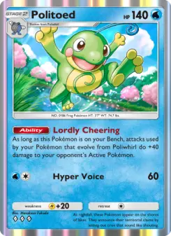 Politoed – Carta Pokémon TCG