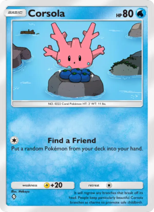 Corsola – Pokémon TCG