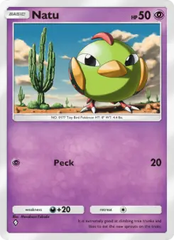 Natu – Carta Pokémon TCG