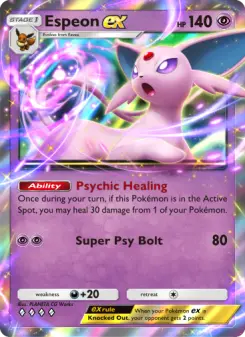 Espeon ex – Carta Pokémon TCG