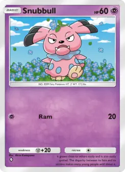 Snubbull – Carta Pokémon TCG