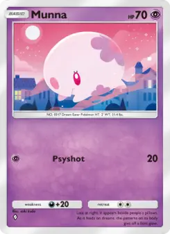 Munna – Carta Pokémon TCG