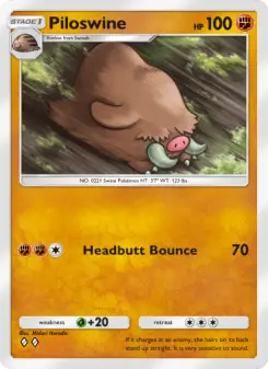 Piloswine – Carta Pokémon TCG