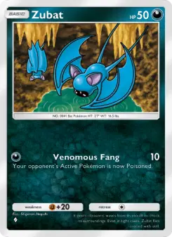 Zubat – Carta Pokémon TCG