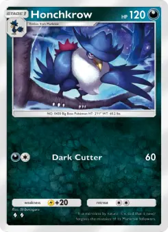 Honchkrow – Carta Pokémon TCG