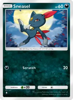 Sneasel – Carta Pokémon TCG