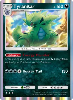 Tyranitar – Carta Pokémon TCG