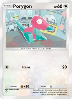 Porygon – Carta Pokémon TCG
