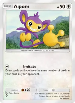 Aipom – Carta Pokémon TCG