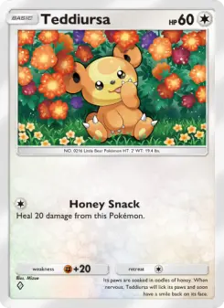 Teddiursa – Carta Pokémon TCG