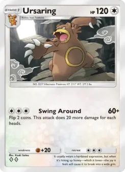 Ursaring – Carta Pokémon TCG