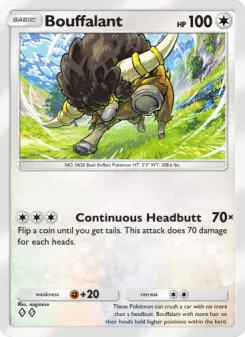Bouffalant – Carta Pokémon TCG
