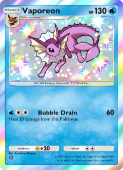 Vaporeon – Carta Pokémon TCG