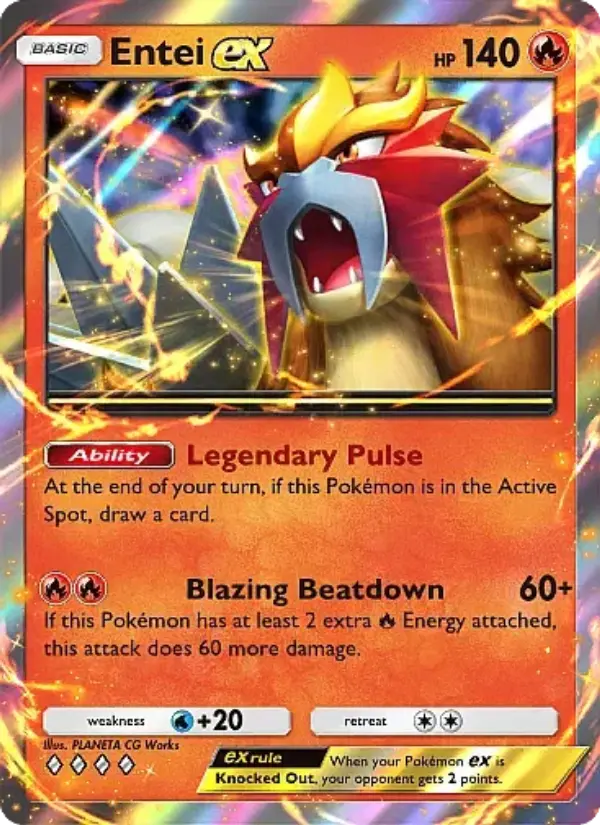 Entei ex – Pokémon TCG