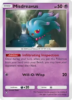 Misdreavus – Carta Pokémon TCG