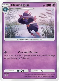 Mismagius – Carta Pokémon TCG
