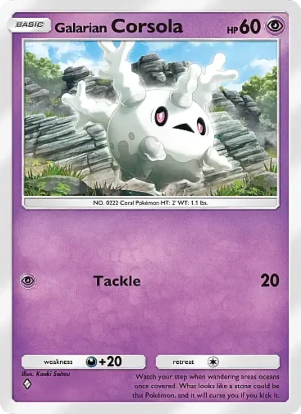 Galarian Corsola – Pokémon TCG