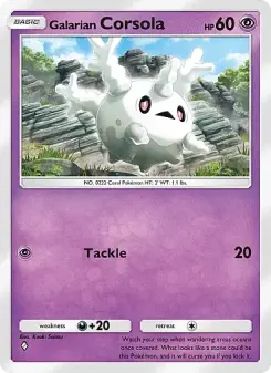 Galarian Corsola – Carta Pokémon TCG