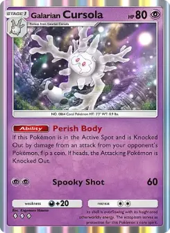 Galarian Cursola – Carta Pokémon TCG