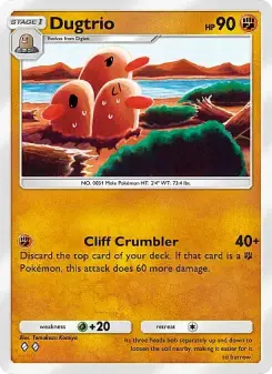 Dugtrio – Carta Pokémon TCG